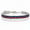 Steine: mehrfarbiges Hartsteinarmband