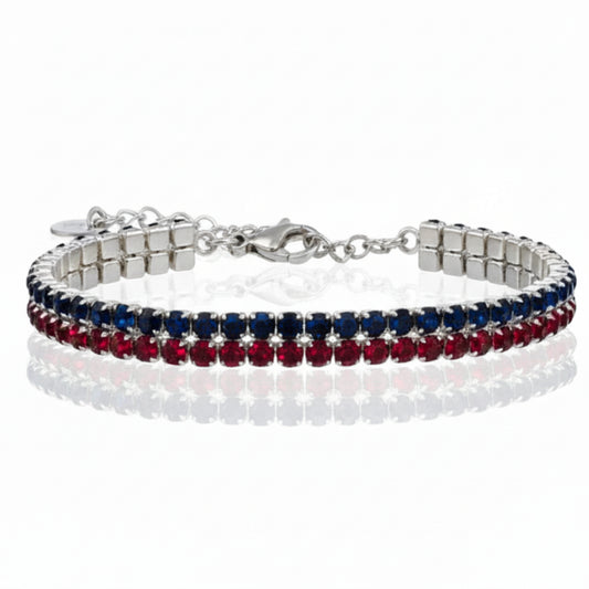 Steine: mehrfarbiges Hartsteinarmband