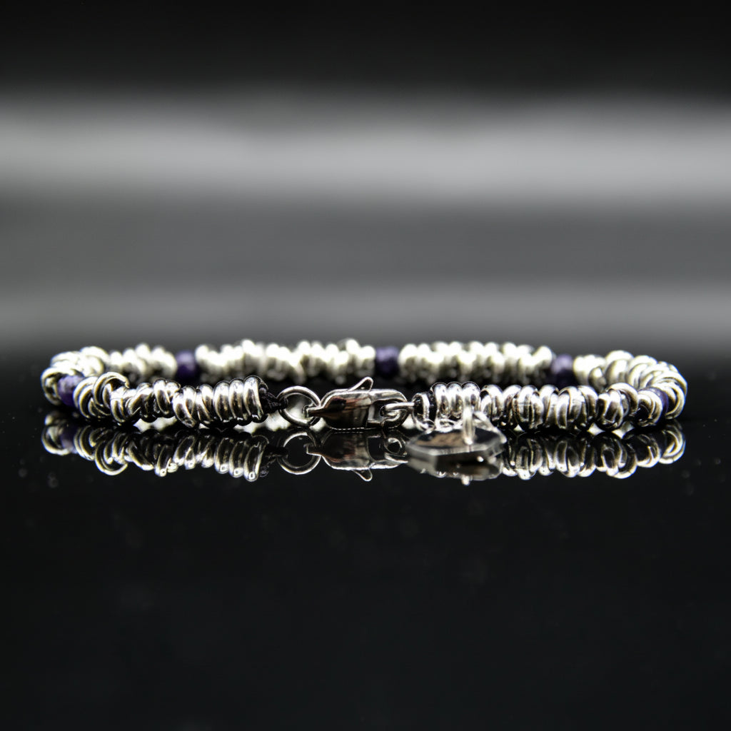 Bracciale H2Node con Pietre di Ametista
