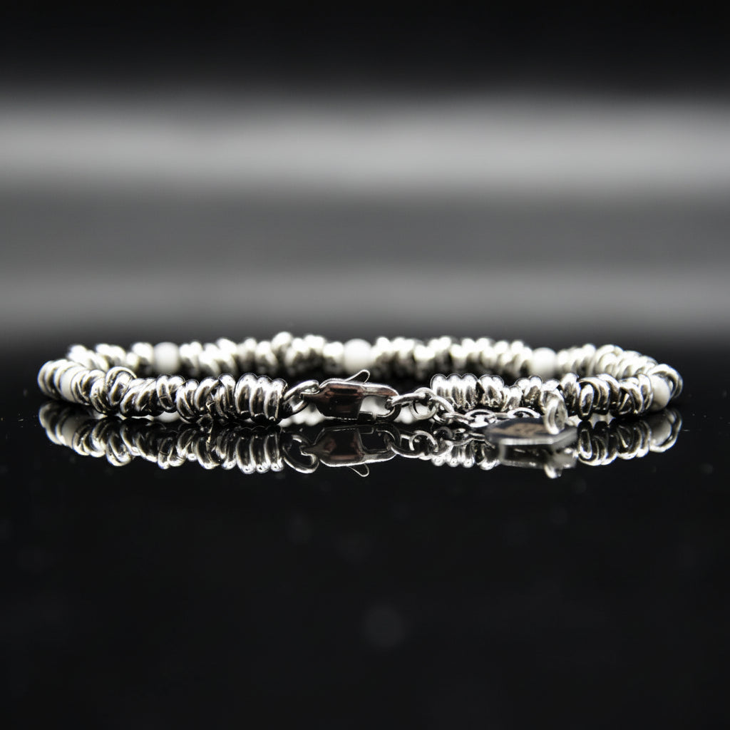 Bracciale H2Node con Pietre di Howlite