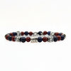 Steine: mehrfarbiges Hartsteinarmband