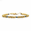 Braid Mini 2.0 Gold & Blaues Armband