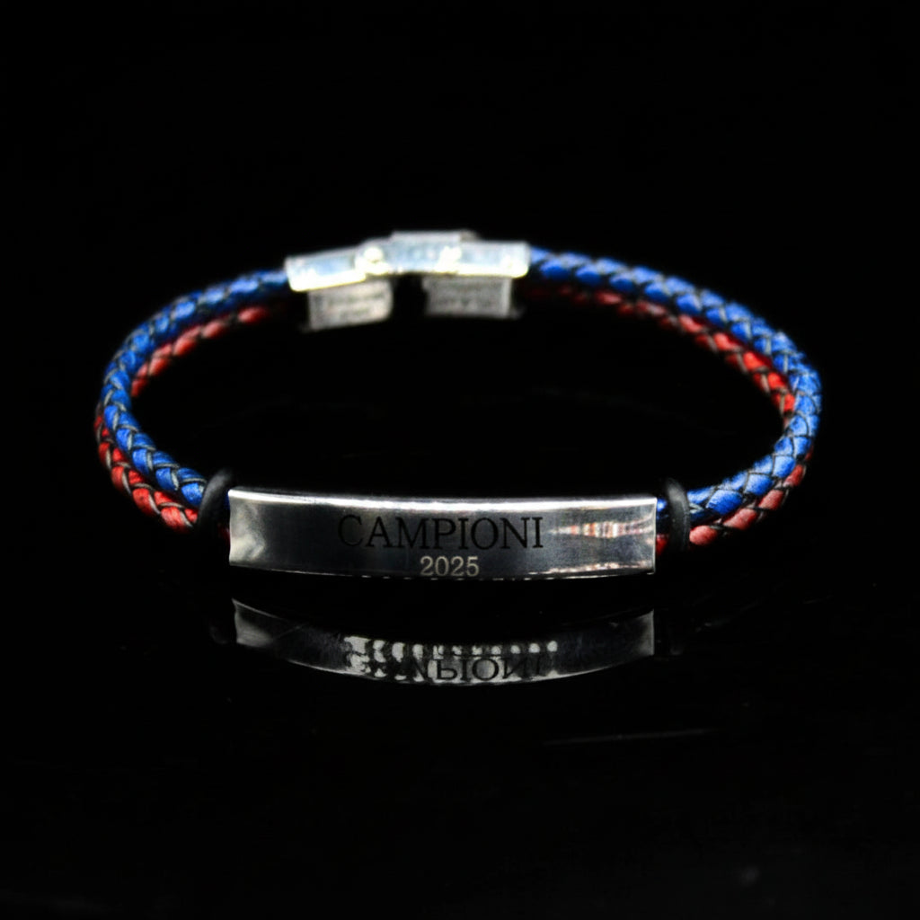 Bracciale Campioni 05 rosso blu Collezione Coppa Italia 2025