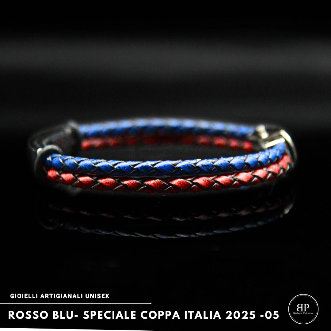 Bracciale Campioni 05 rosso blu Collezione Coppa Italia 2025