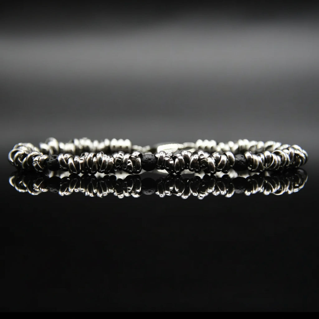 Bracciale H2Node con Pietra Lavica