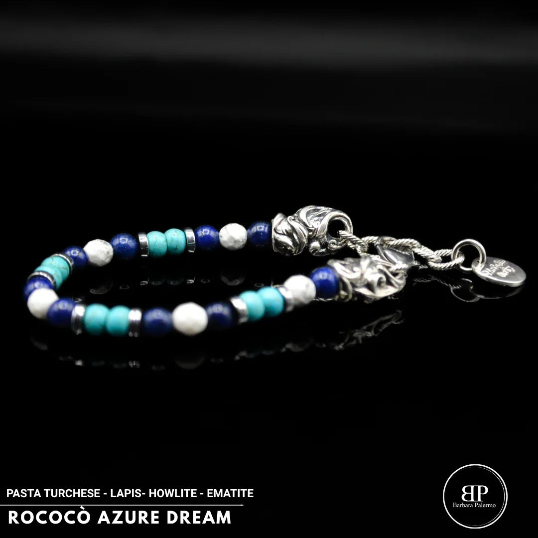 Bracciale Rococò Azure Dream – Eleganza Barocca Contemporanea