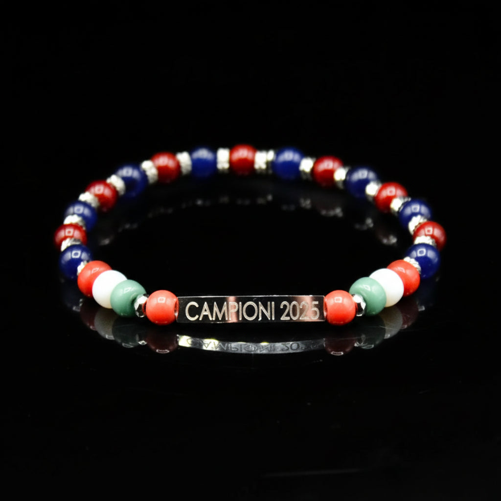 Bracciale Campioni 01  rosso blu Coppa Italia 2025
