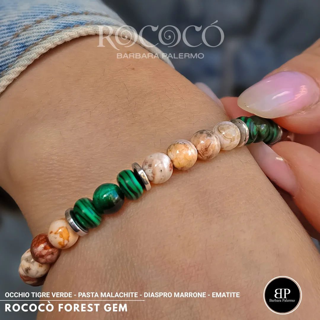 Bracciale Rococò Forest Gem – Raffinata armonia naturale