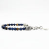 Bracciale Eden Nirvana: Giada blu e rondelle occhio di tigre