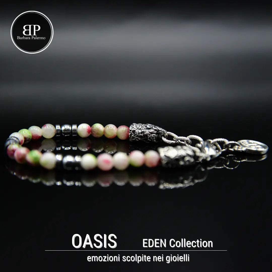 Bracciale Eden Oasis: Dove la Giada Incontra l'Equilibrio