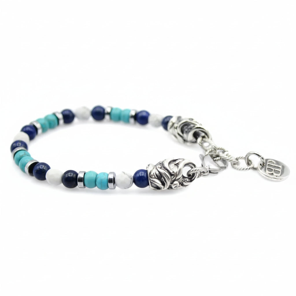 Bracciale Rococò Azure Dream – Eleganza Barocca Contemporanea