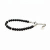 Stones bracciale Onice nero moschettone