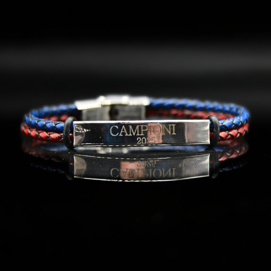 Bracciale Campioni 05 rosso blu Collezione Coppa Italia 2025