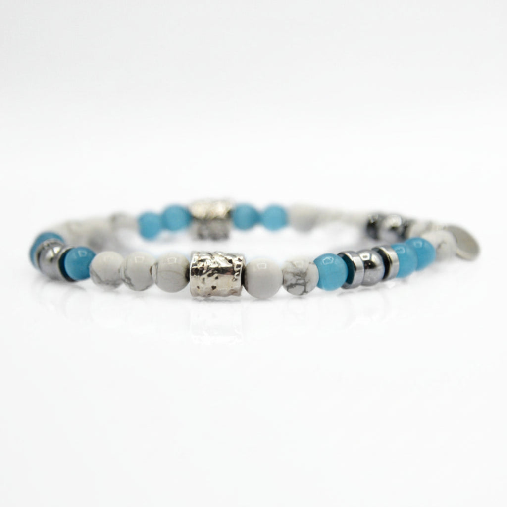 Lila Tigerauge-Armband PASSION mit Silberanschlüssen