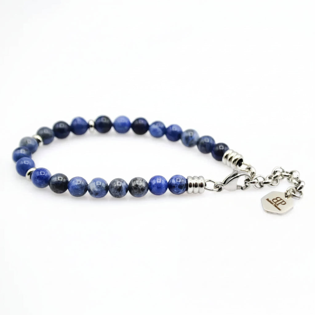 Steine: blaues Sodalith-Armband