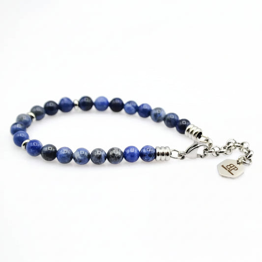 Steine: blaues Sodalith-Armband