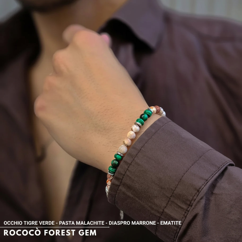 Bracciale Rococò Forest Gem – Raffinata armonia naturale
