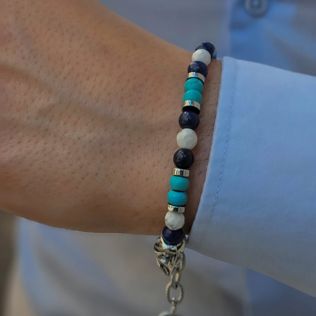 Bracciale Rococò Azure Dream – Eleganza Barocca Contemporanea