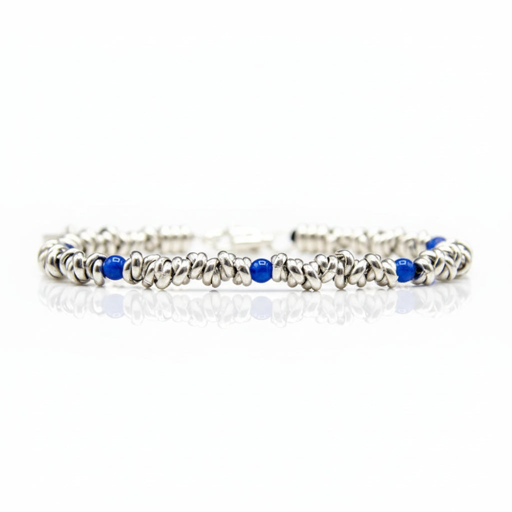 H2Node Armband mit blauem Achat