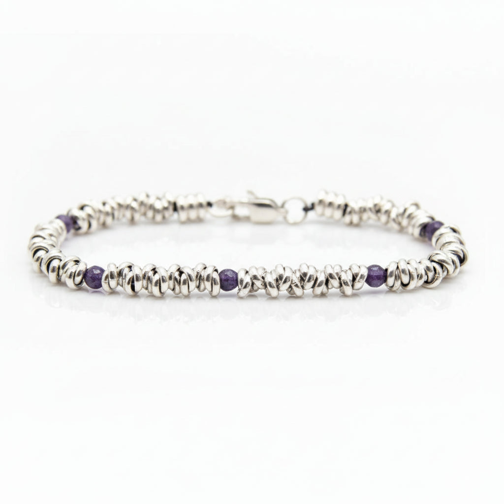 Bracciale H2Node con Pietre di Ametista
