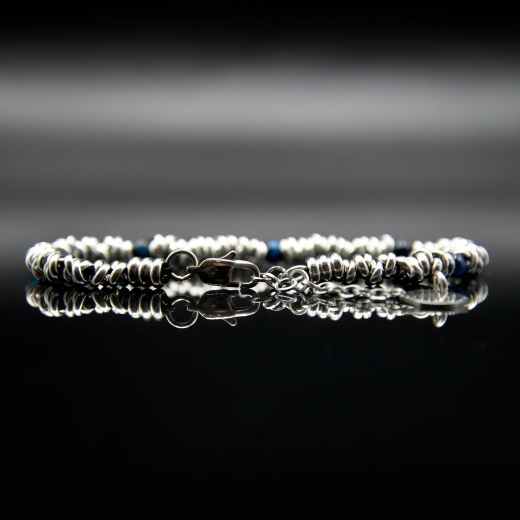 H2Node-Armband mit blauem Tigerauge