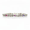 Armband H2Node mit schattiertem violettem Achat