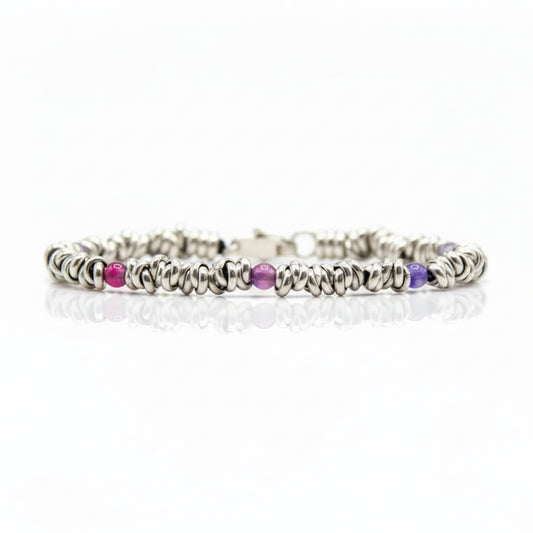 Bracciale H2Node con Agata Viola Sfumata
