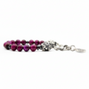 Bracciale PASSION occhio di tigre viola terminali Argento