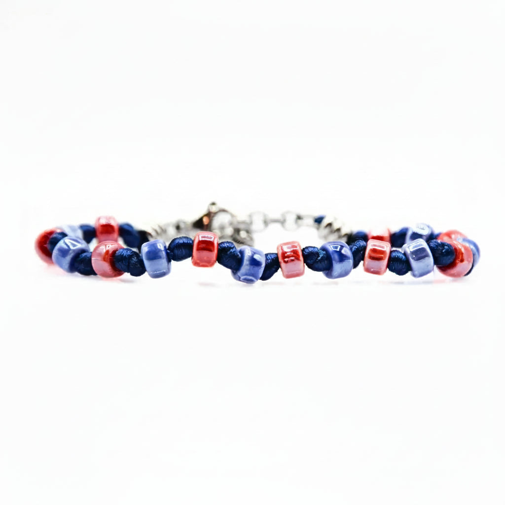 Steine: mehrfarbiges Hartsteinarmband