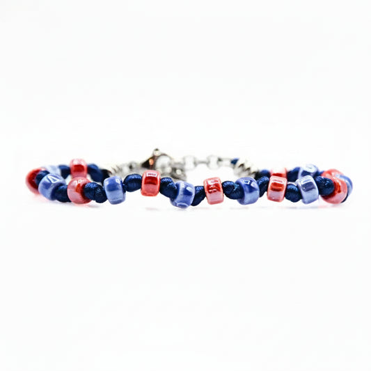 Steine: mehrfarbiges Hartsteinarmband