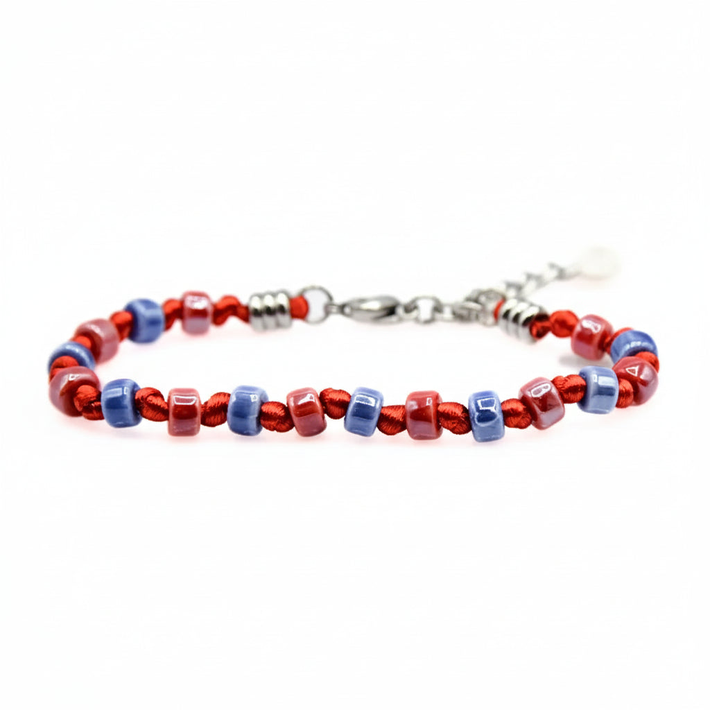 Steine: mehrfarbiges Hartsteinarmband