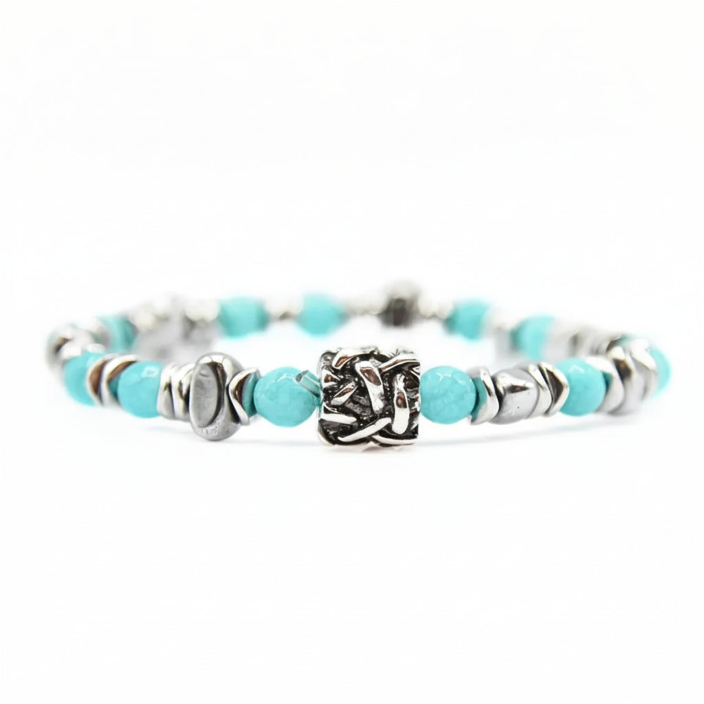 Lila Tigerauge-Armband PASSION mit Silberanschlüssen