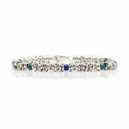 Bracciale H2Node con Azzurrite  Viaggio nel Blu Profondo