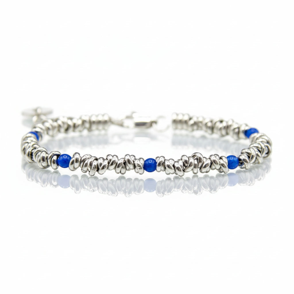 H2Node Armband mit blauem Achat