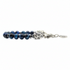 ABISS-Armband – Hämatitblaues Tigerauge und silberne Anschlüsse