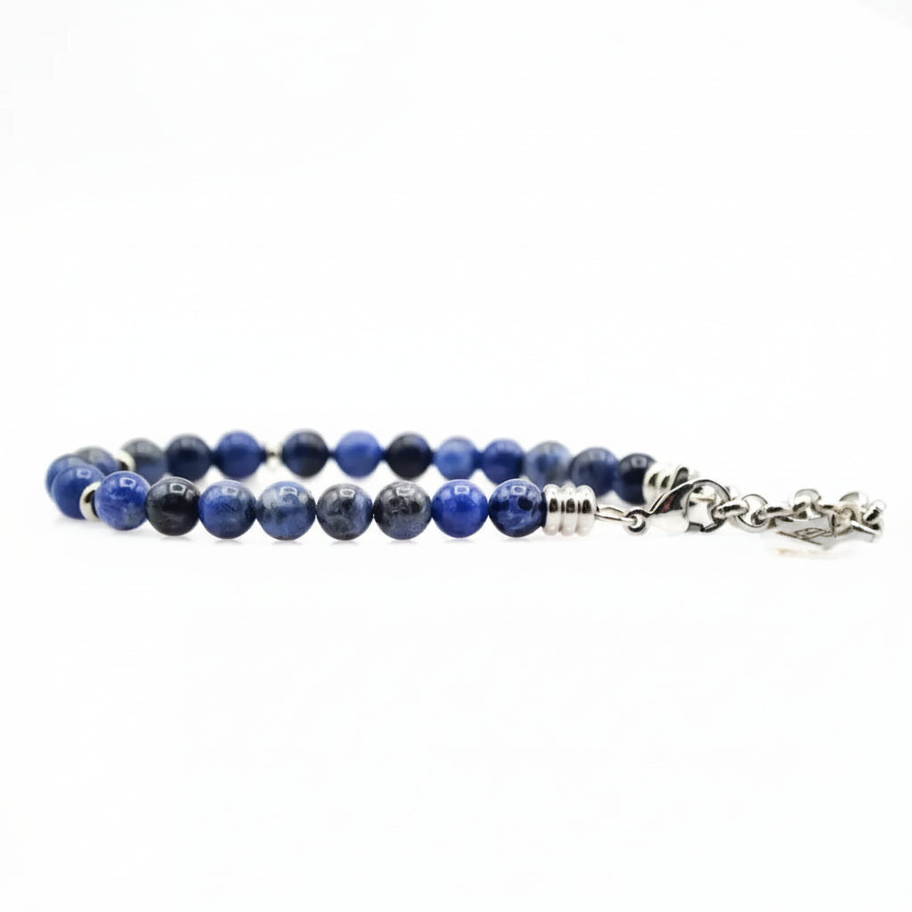 Steine: blaues Sodalith-Armband