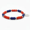 Steine: mehrfarbiges Hartsteinarmband