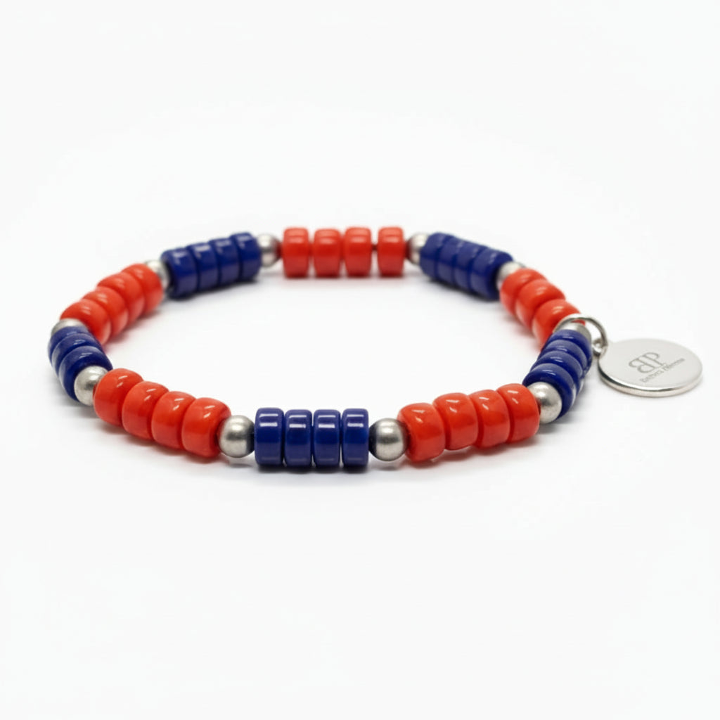Steine: mehrfarbiges Hartsteinarmband