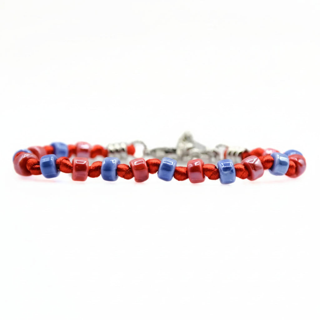 Steine: mehrfarbiges Hartsteinarmband