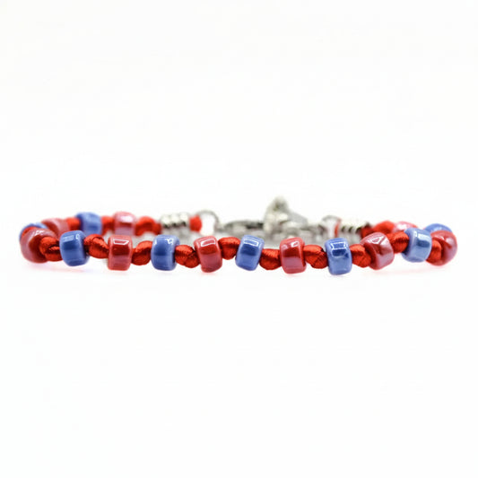 Steine: mehrfarbiges Hartsteinarmband