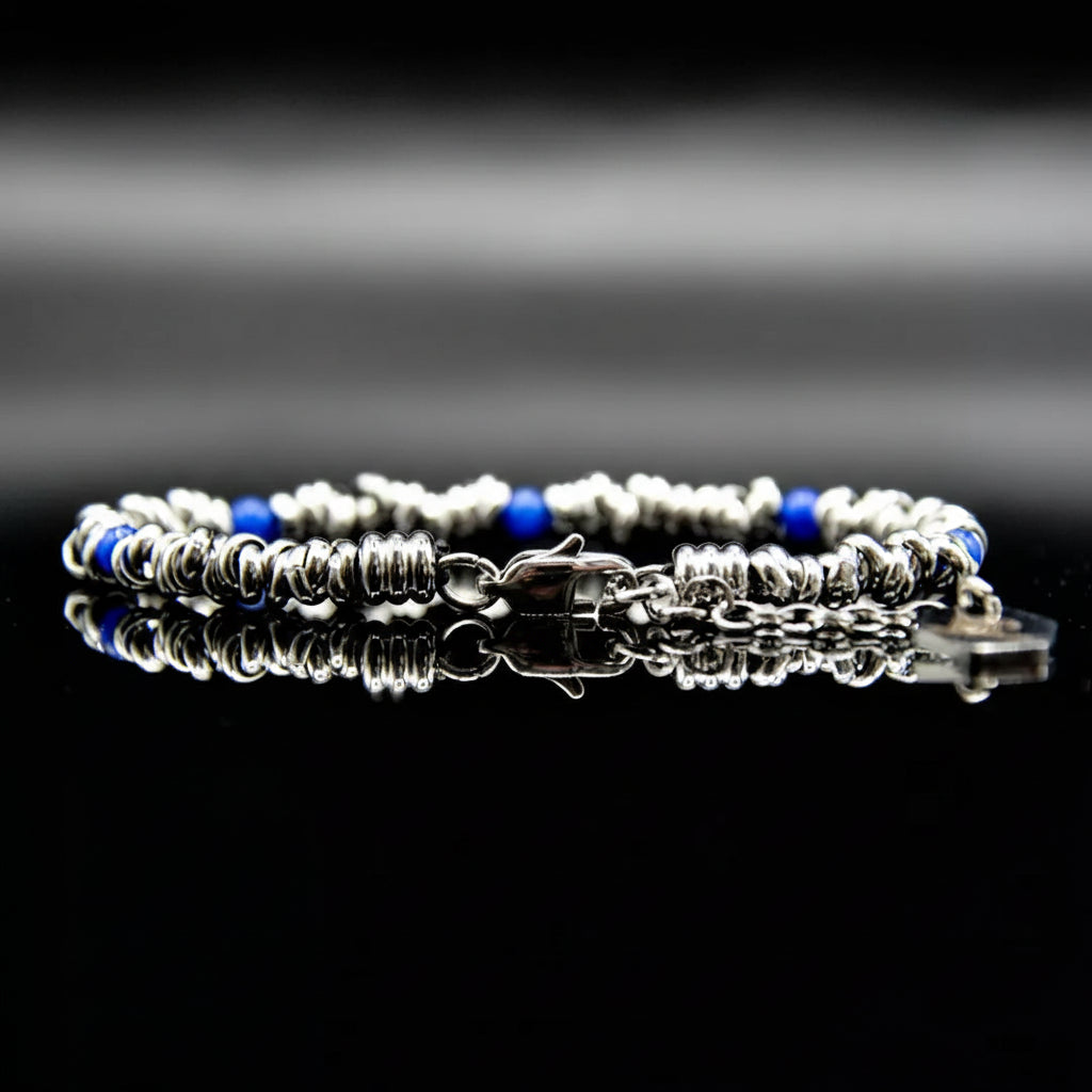H2Node Armband mit blauem Achat