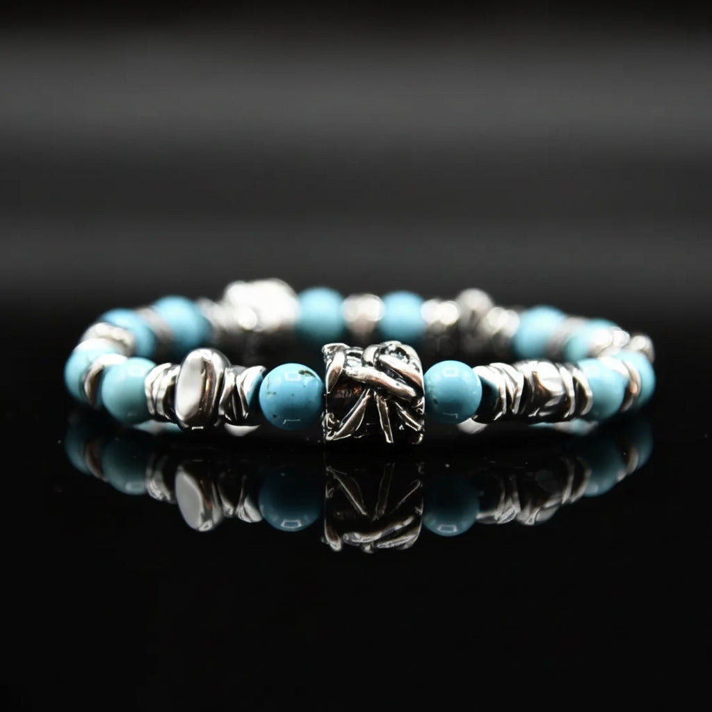 Lila Tigerauge-Armband PASSION mit Silberanschlüssen