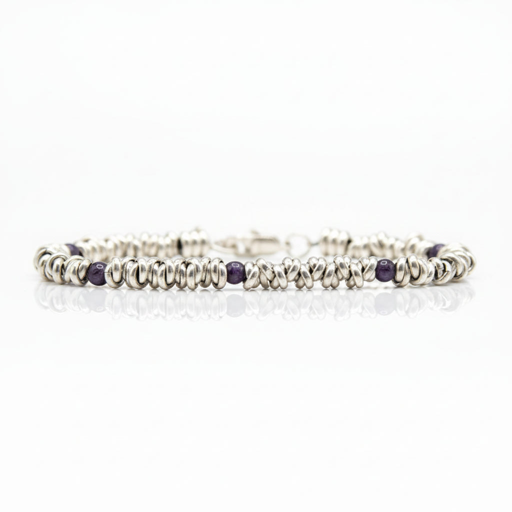 Bracciale H2Node con Pietre di Ametista