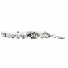 Zen-Armband – Howlith-Hämatit und Silberanschlüsse