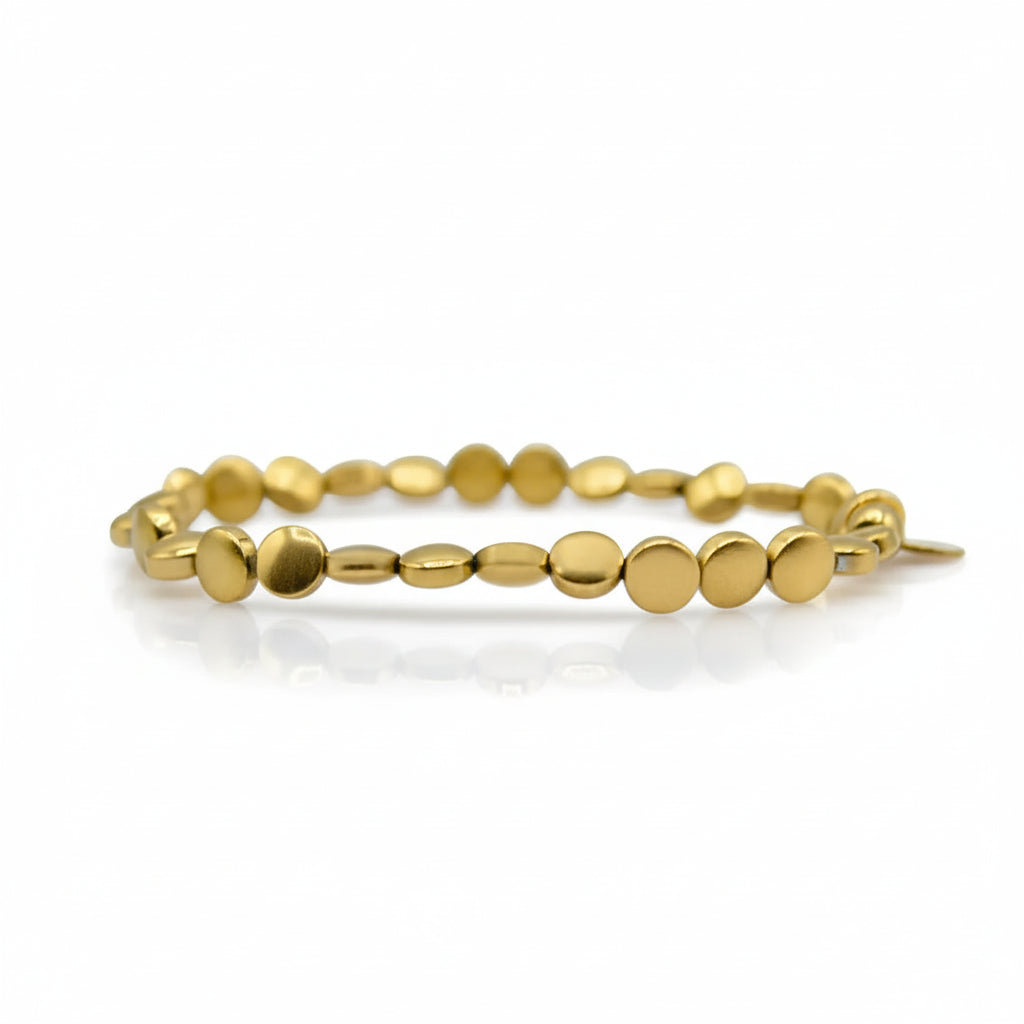 Bracciale Eris Oro Smile con Ematite da 5 mm