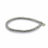 Eris 3 mm Prism Rondelle Armband in Silber – Minimalistischer Stil und Raffinesse