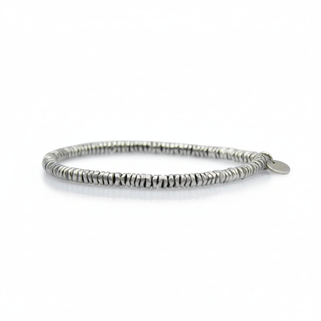 Bracciale Eris  Rondelle Prisma Argento 5 mm  Raffinatezza in Ogni Dettaglio