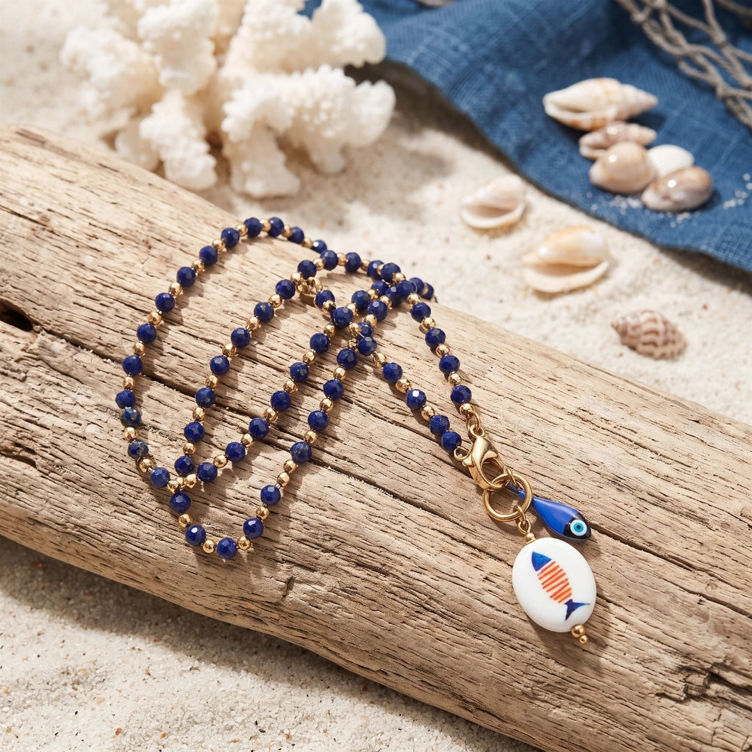 Collana Sea Pesce Ovale