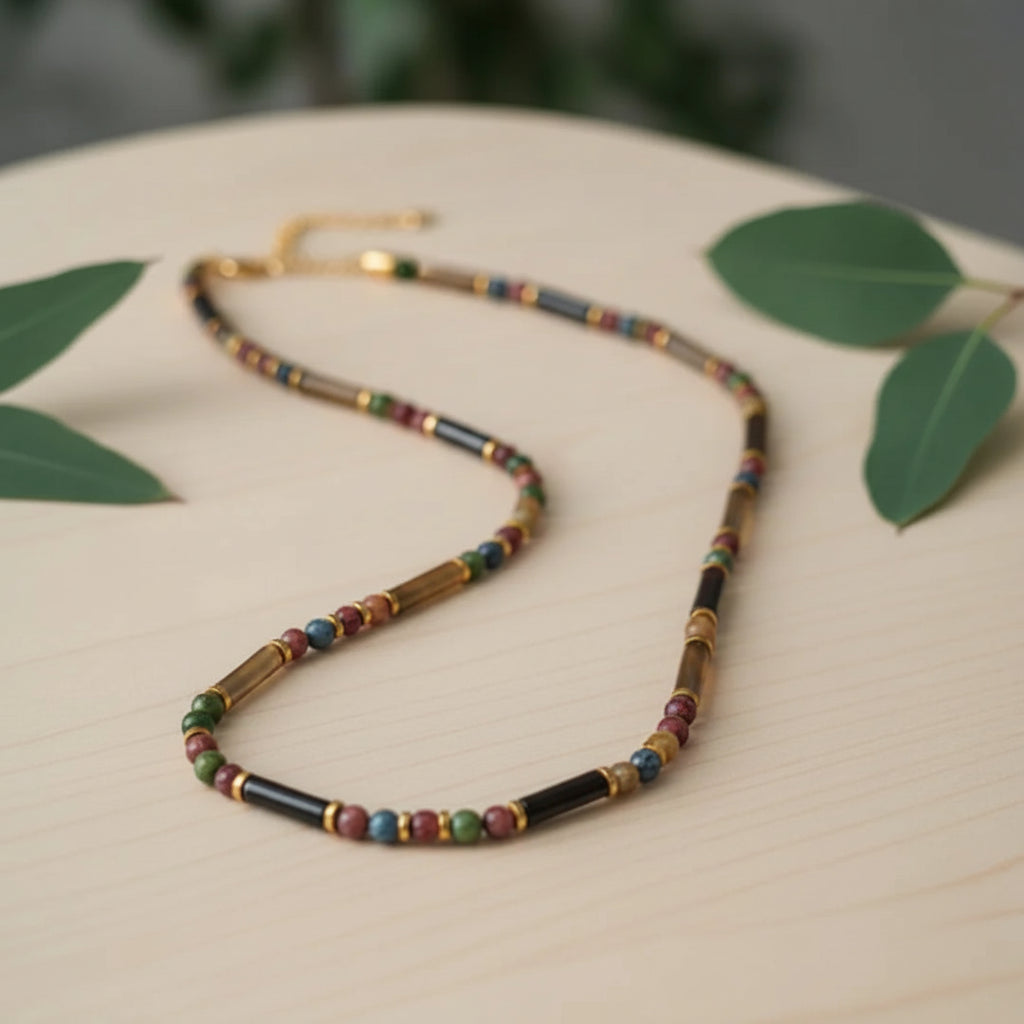 Indisches Achat-Halsband