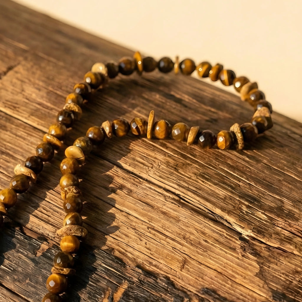 Indigo Rokoko Halskette – Natur, Harmonie, Charakter